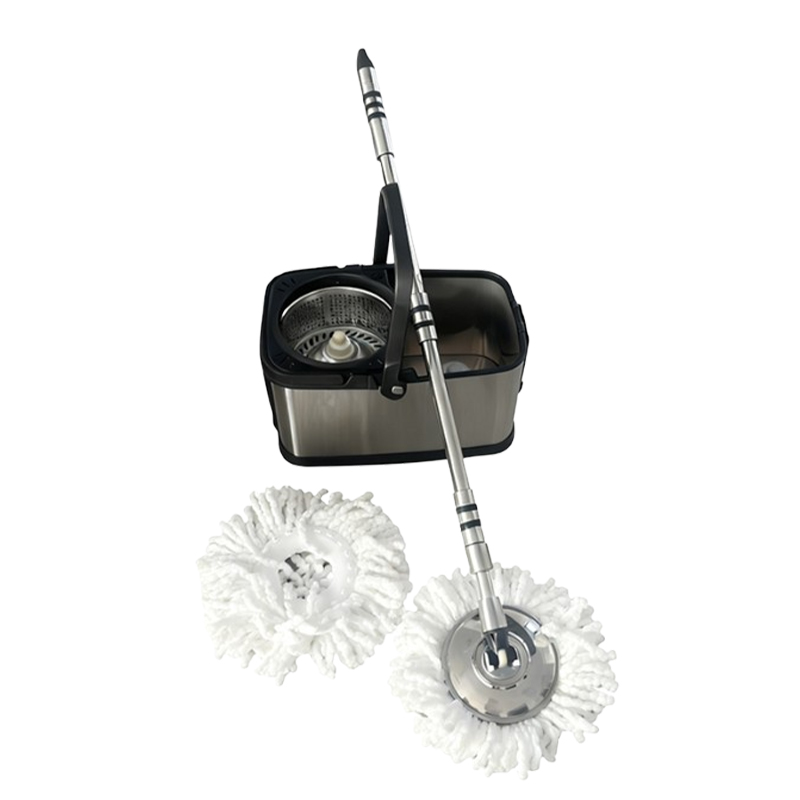 心梦同行 全不锈钢旋转拖把家用拖地墩布桶 2251/套高清大图