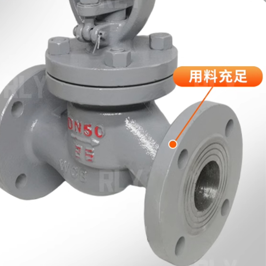 小窝厘 瑞霖洋截止阀 KJ61Y-100I/DN50高清大图