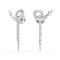 Swarovski施华洛世奇蛇形耳坠 女款时尚饰品 水晶耳环 神秘优雅 送女友 5698891