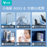 云米净水器600G小海豚升级版厨下式RO反渗透膜5in1复合滤芯