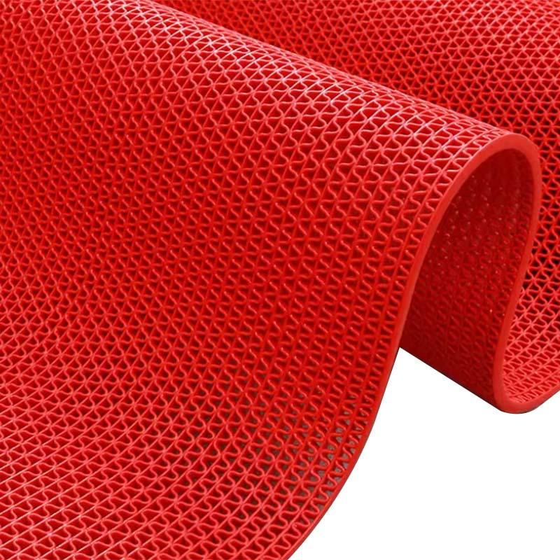 温馨 镂空防滑垫 1.2米宽 红色4mm*15m 卷高清大图