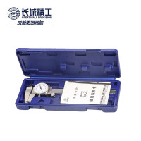 长城精工带表卡尺高精度小型游标卡尺带表盘游尺卡标戴表0-150mm 428820