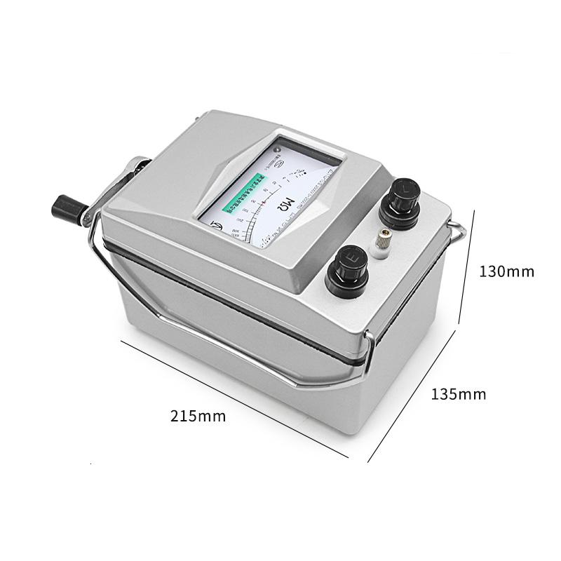 兆欧表ZC11D-10绝缘电阻测试仪2500V 电阻表/摇表 铝壳 ZC11D-10(2500V\2500MΩ)铝壳高清大图