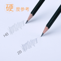 三木(SUNWOOD)原木铅笔美术书写专用品学生儿童安全2b考试原木素描铅笔12支/盒
