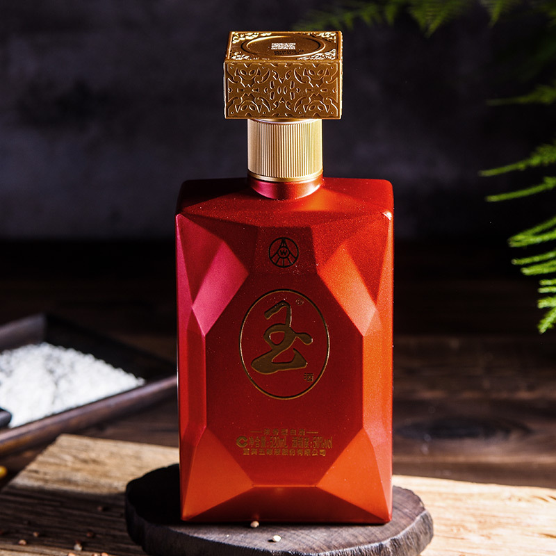 玉酒 浓香型白酒 中国红(201) 50度520ml 单瓶 宜宾五粮液股份有限