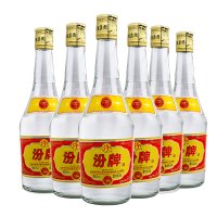 汾酒集团杏花村 汾牌53度450ml清香型白酒粮食酒 6瓶