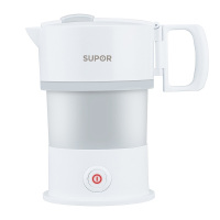 苏泊尔(SUPOR) SW-06S01A 折叠电水壶宽 大角度开度 白+灰色