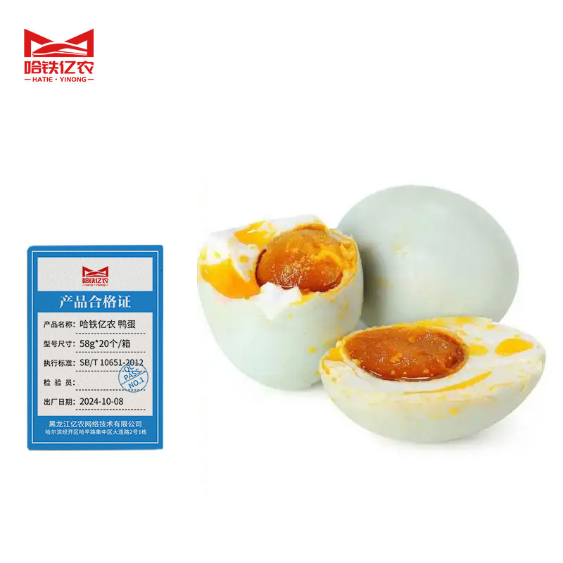 哈铁亿农 鸭蛋58g*20个/箱