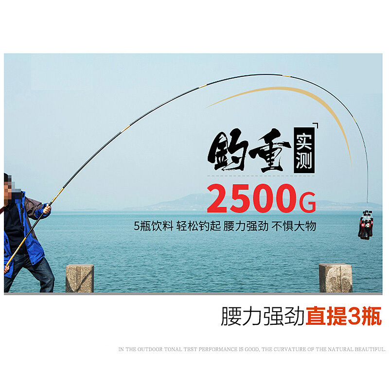 宝飞龙鱼竿超硬19调碳素5H 6H 7H竞技竿台钓竿超轻黑坑竿渔具飞龙先锋