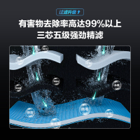 安吉尔净水器家用2.56升/分钟哪吒pro2500s大通量直饮 RO反渗透净热一体两件套(净水器+管线机)