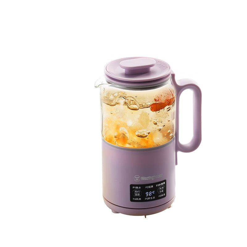 西屋(Westinghouse)养生壶 迷你玻璃煮茶器家用花茶壶黑茶燕窝银耳 多功能养生杯 WEK-C56高清大图