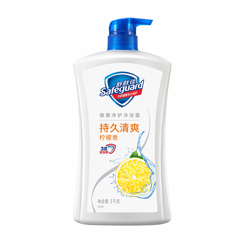 舒肤佳 1kg 健康净护沐浴露柠檬香 柠檬清香沐浴露(单位:瓶)