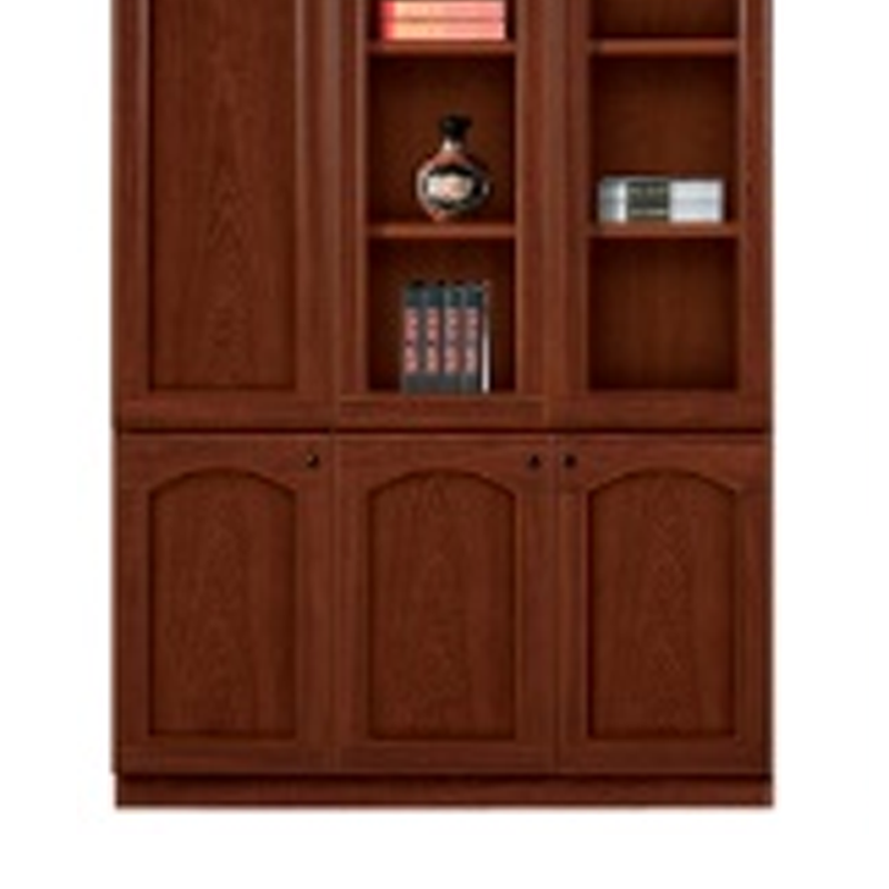 大央文件柜SM-383左 1350W*420D*2000H书架落地置物架客厅家用靠墙收纳柜子储物柜办公室文件柜简易书高清大图