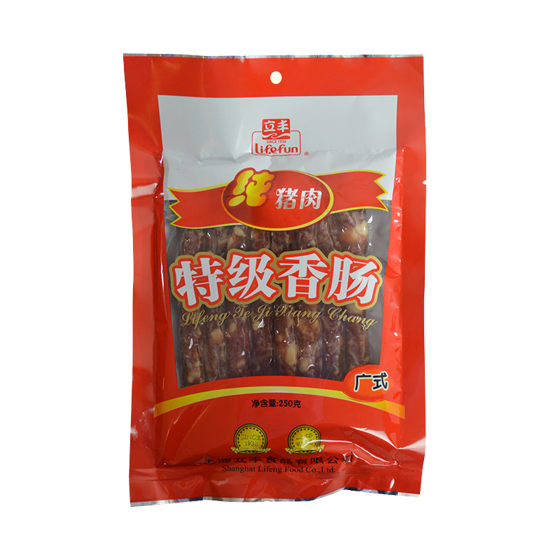 立丰食品广式香肠棒250G
