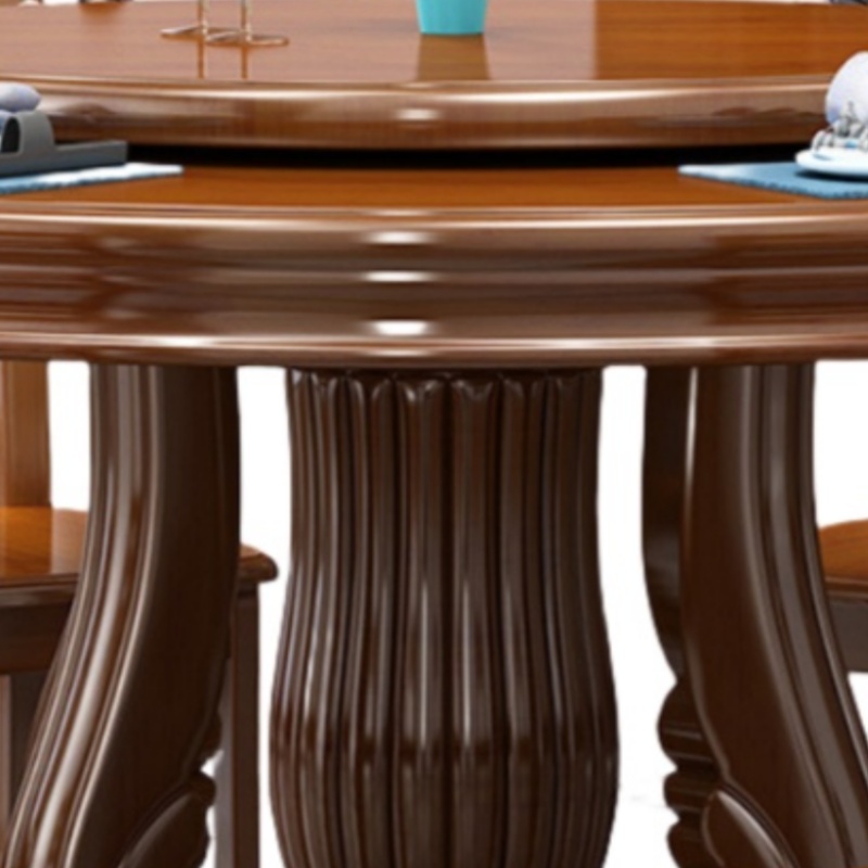 演发 实木餐桌一桌四椅 套高清大图