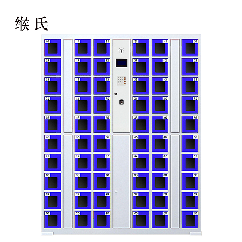 缑氏智能手机柜存放柜充电柜存包柜储物柜60门充电透明款