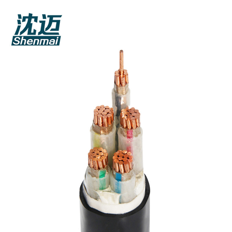 沈迈 低烟无卤阻燃耐火电缆 WDZN-YJY-4*120+1*70mm² /米高清大图