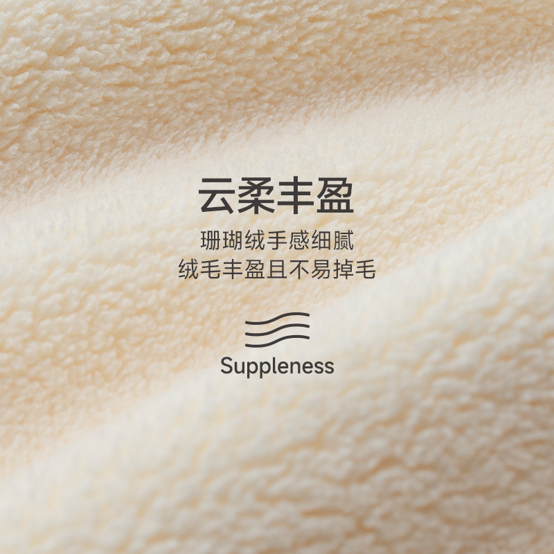 最生活干发浴帽柔软强吸水加厚浴帽包头巾速干擦头高清大图