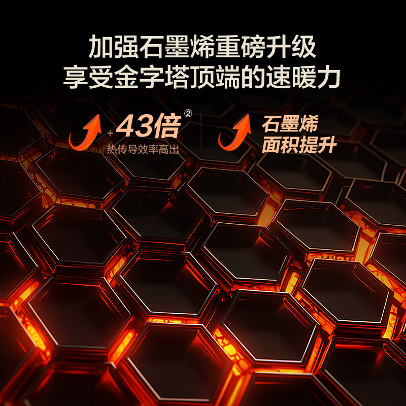 艾美特[语音智能]石墨烯踢脚线/取暖器/电暖器/电暖气片/暖风机 家用防水节能温控移动地暖 [WIFI互联]智能加湿踢