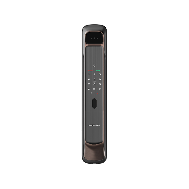 凯迪仕 K60-F 3D人脸识别智能锁 全自动指纹锁 红古铜/把