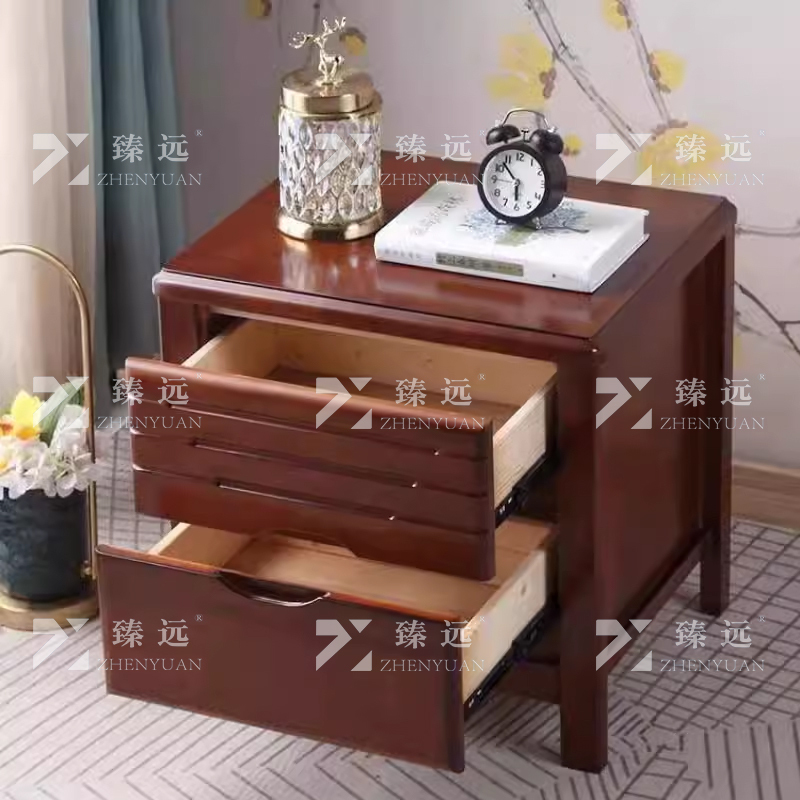 臻远 床头柜现代简约床边柜储物柜