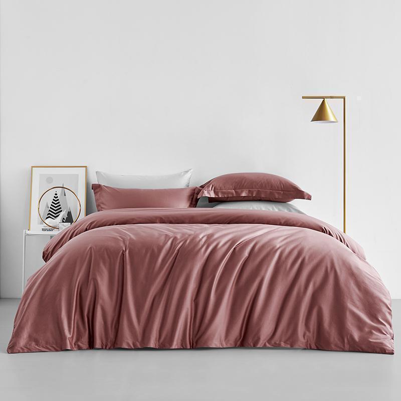 家柏饰(CORATED)100支匹马棉被套单件纯色双人20020全棉单人1.5米被罩高清大图