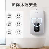 志高(CHIGO)燃气热水器 家用天然气 速热变频 恒温降噪强排式 多点供水 新升级零冷水 13升 JSQ25-L2