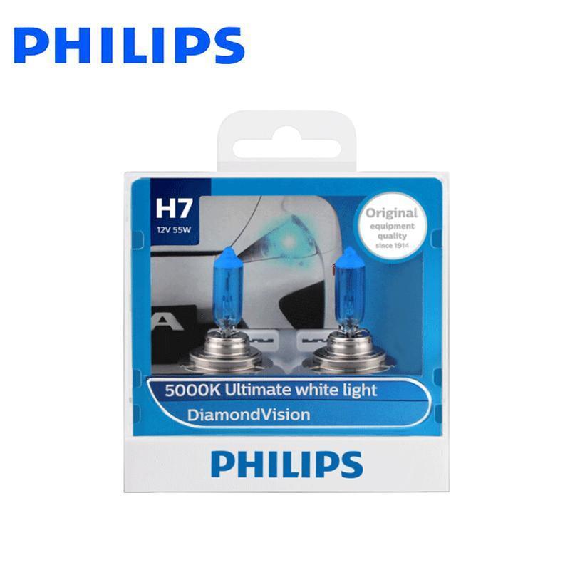 德国飞利浦(PHILIPS)蓝钻之光H7 12972DV 汽车灯泡大灯灯泡远近光飞利浦国产通用车载照明对装