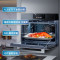 美的(Midea)蒸烤炸一体机BS5058W嵌入式3合1 Q5Pro 50L大容量搪瓷内胆电蒸烤箱空气炸