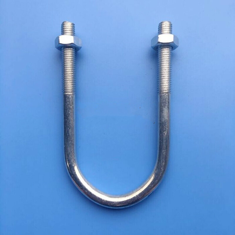 国标镀锌加长u型卡管固定卡u型抱箍u型螺栓加长u型螺丝管卡50以上