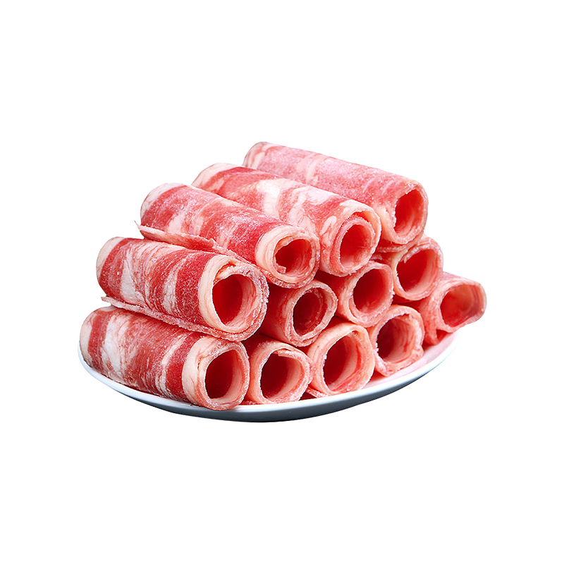 天萃庭牛肉组合(牛脖骨 500g牛腩500g西冷牛排250g牛尾500g眼肉牛排250g金钱腱1000g肥牛卷350g高清大图