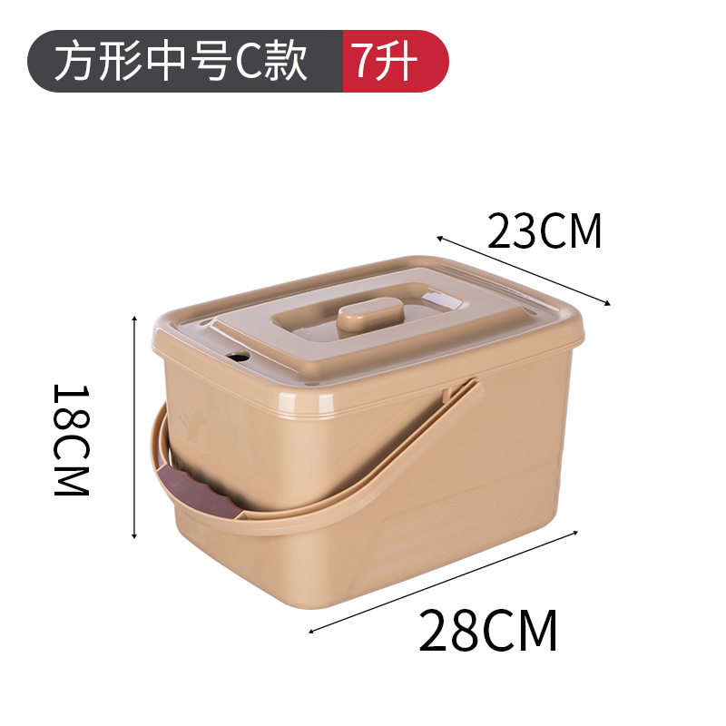 家柏饰(CORATED)茶桶茶渣桶带盖废水桶茶桶功夫茶叶桶排水桶接垃圾桶茶具桶Z高清大图