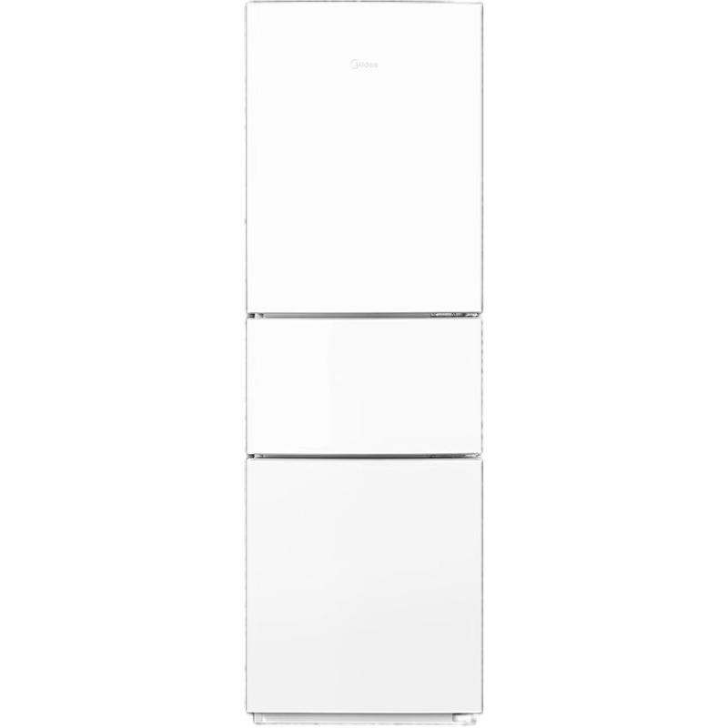 美的223三开门白色超薄电冰箱家用小型租房用官方小户型节能低音mr223
