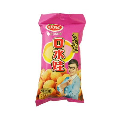 口水娃 多味花生烤肉味86g
