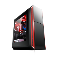 攀升 迅影 台式电脑主机 游戏主机 29w+跑分 (AMD锐龙 R5 2600 8GB RX580 4G独显） 高端游戏台式机 电脑 吃鸡电脑台式组装 DIY台式电脑 电竞主机