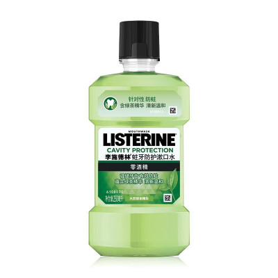李施德林(LISTERINE)绿茶精华漱口水500ml