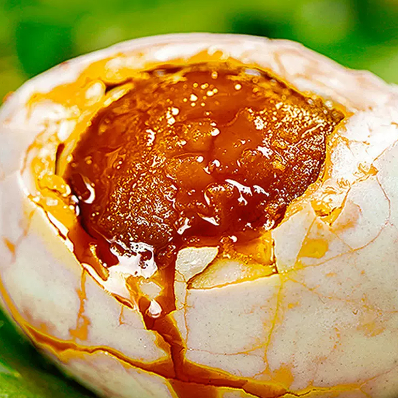 [熊猫鸟]正宗咸鸭蛋 4枚 60-70g/个 红泥腌制烘焙流油蛋黄酥月饼粽子红心咸蛋高清大图