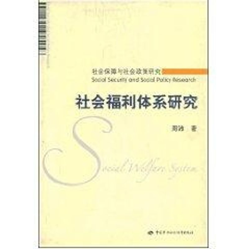 音像社会福利体系研究/社会保障与社会政策研究周沛