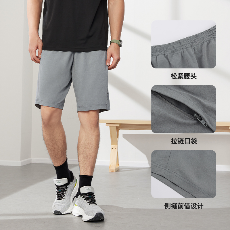 361°运动短裤男夏季宽松透气五分裤运动短裤健身跑步短裤子男高清大图