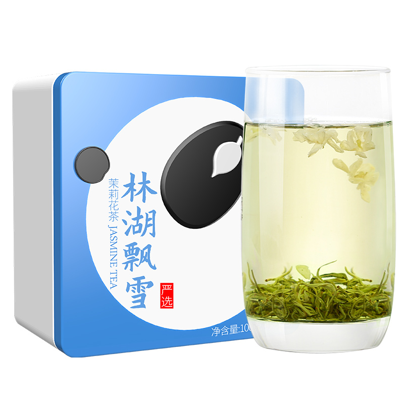 川红 特级明前茉莉花茶茶叶100g/罐