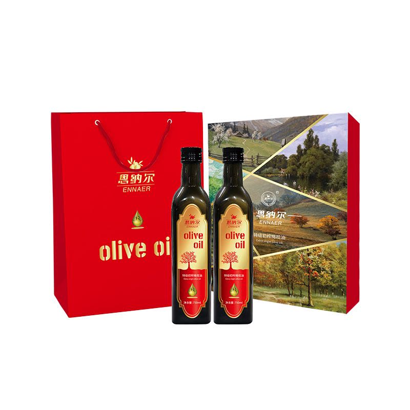 纳福汇 恩纳尔欧尚经典礼盒 750ml*2图片