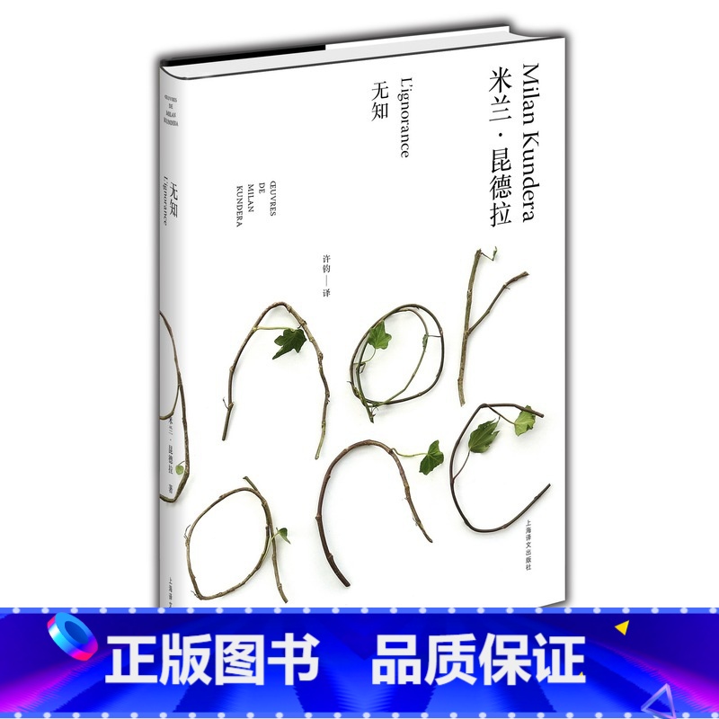 【正版】无知 精装米兰昆德拉作品全新系列 许钧译 外国文学小说书籍 代表作不能承受的生命之轻 书籍书YW 云图