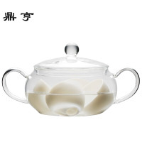 鼎亨茶具消毒锅玻璃茶洗建水盂家用大号洗茶杯盆耐高温煮茶锅茶道