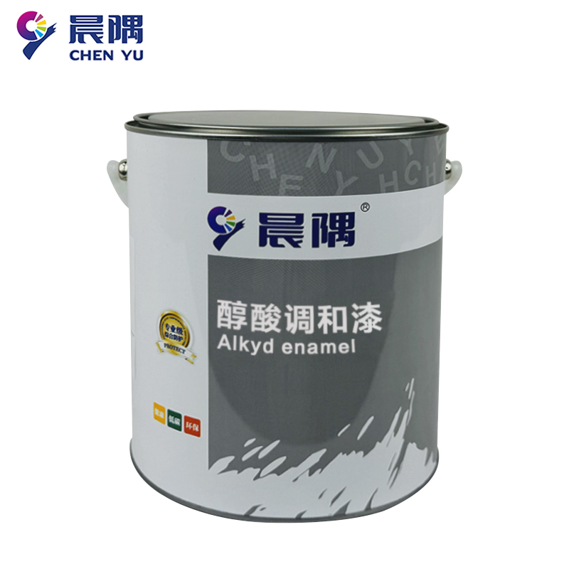 晨隅 醇酸调和漆 白4kg/桶高清大图