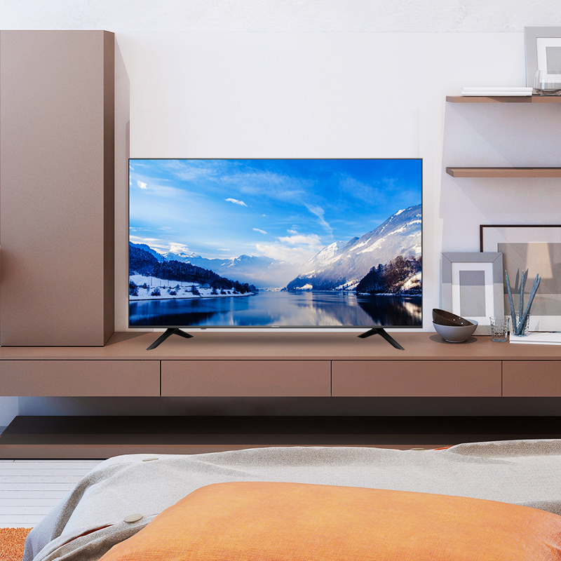 海信(Hisense)H58E3A 58英寸 4K超高清 HDR 金属背板 人工智能液晶平板电视机 丰富影视教育资源高清大图