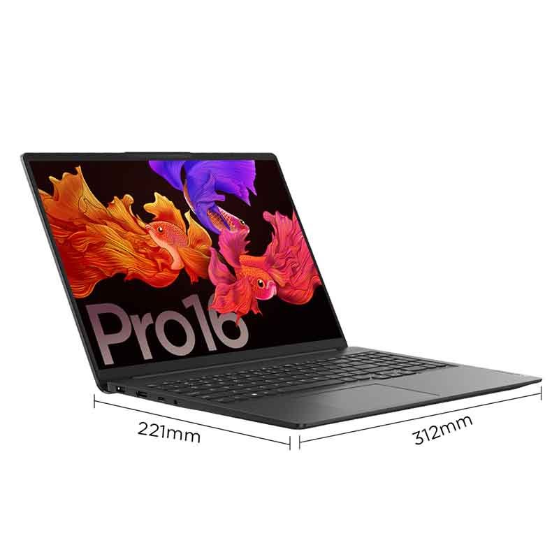 联想(Lenovo)小新Pro16标压锐龙版全面屏轻薄本笔记本电脑(8核16线程R7-5800H 16G 512G 2.5K 低蓝光 护眼屏)深空灰