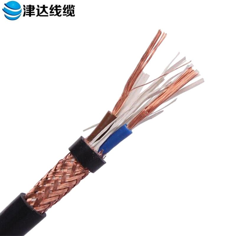 津达线缆RVVP聚氯乙烯屏蔽线2芯截面0.75卷/100米(单位:卷)
