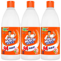 威猛先生 84消毒液清新花香 500g 20瓶/箱