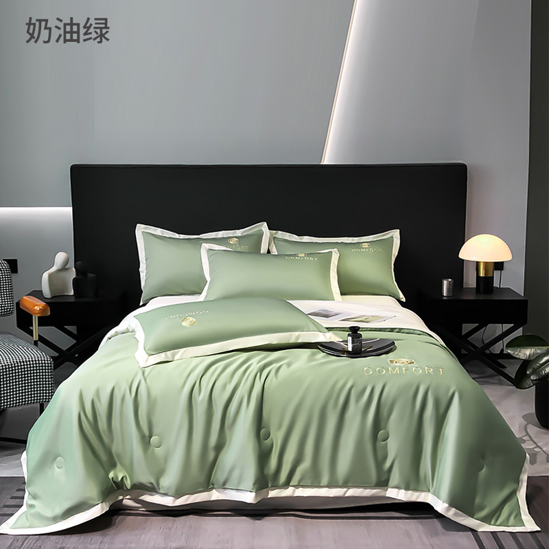 小仙马 臻享水洗冰丝夏被 180*200cm SX-5R1829 床高清大图