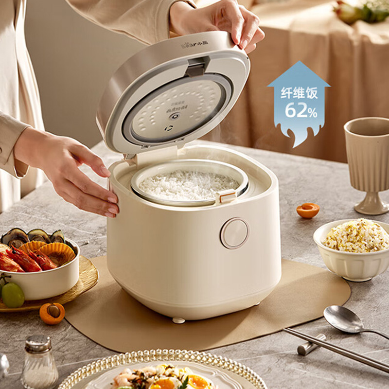 小熊电饭煲1.6L一键速煮耐磨不易粘导热均匀DFB-C16Q1高清大图